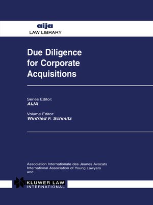 cover image of Due Diligence for Corporate Acquisitions